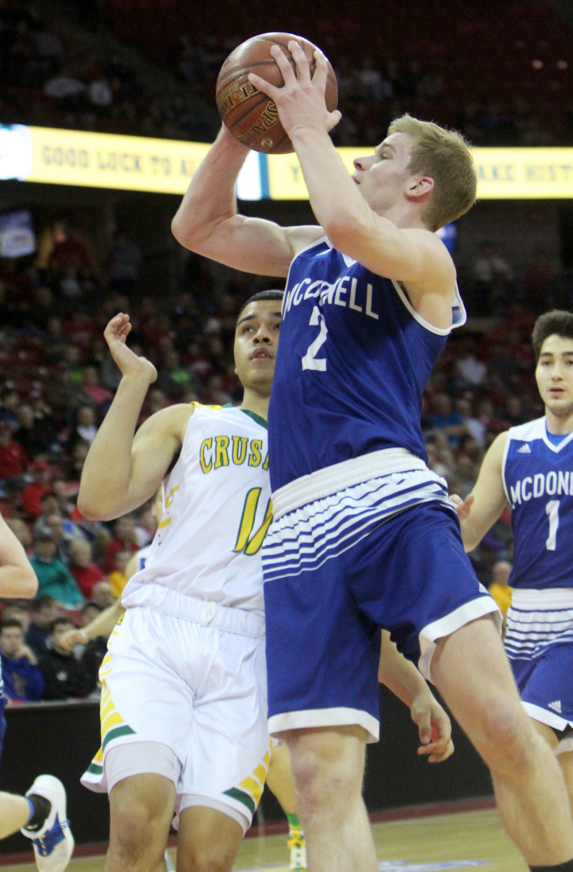 McDonell boys basketball vs Sheboygan Area Lutheran 3-15-19